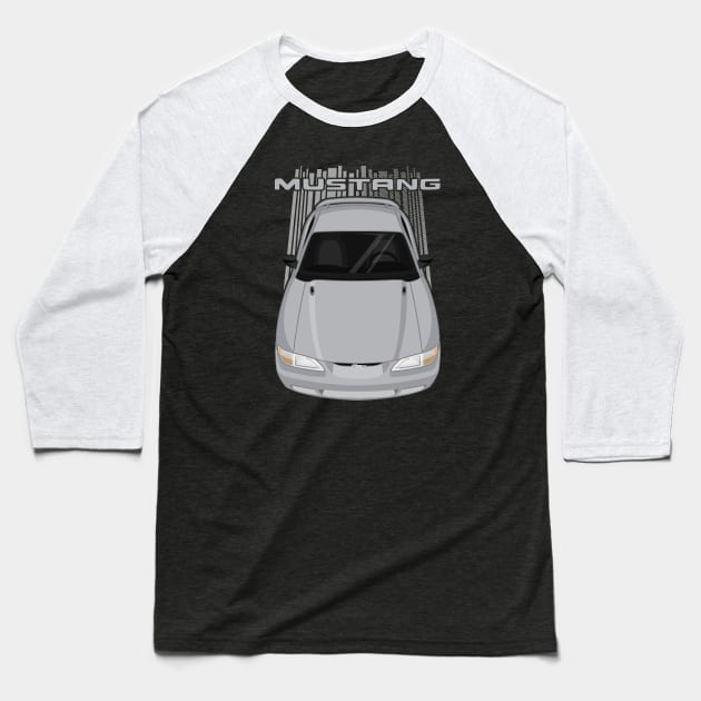 Mustang GT 1994 to 1998 SN95 - Silver Baseball T-Shirt by V8social